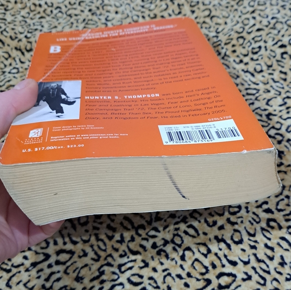 💥3/$25💥HUNTER S. THOMPSON-FEAR AND LOATHING IN AMERICA NOVEL - Picture 6 of 10